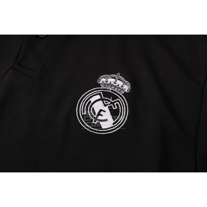 Camiseta Polo del Real Madrid 22-23 Negro - Haga un click en la imagen para cerrar